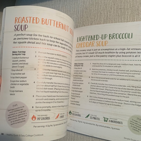 Healthy, Quick & Easy College Cookbook  100 Simple Recipes NEW - Picture 8 of 9